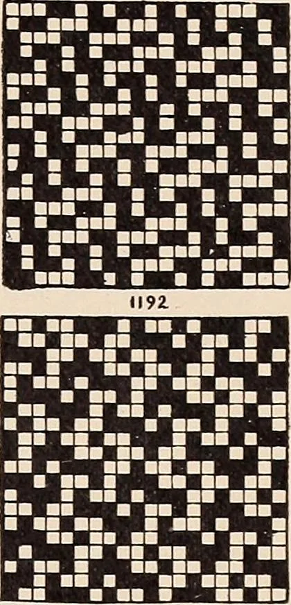 An illustration from Technology of textile design. A practical treatise on the construction and application of weaves for all textile fabrics... Containing also an appendix describing all the latest methods and improvements in designing and manufacturing, 1890, leaf 290