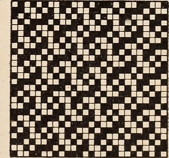 An illustration from Technology of textile design. A practical treatise on the construction and application of weaves for all textile fabrics... Containing also an appendix describing all the latest methods and improvements in designing and manufacturing, 1890, leaf 290