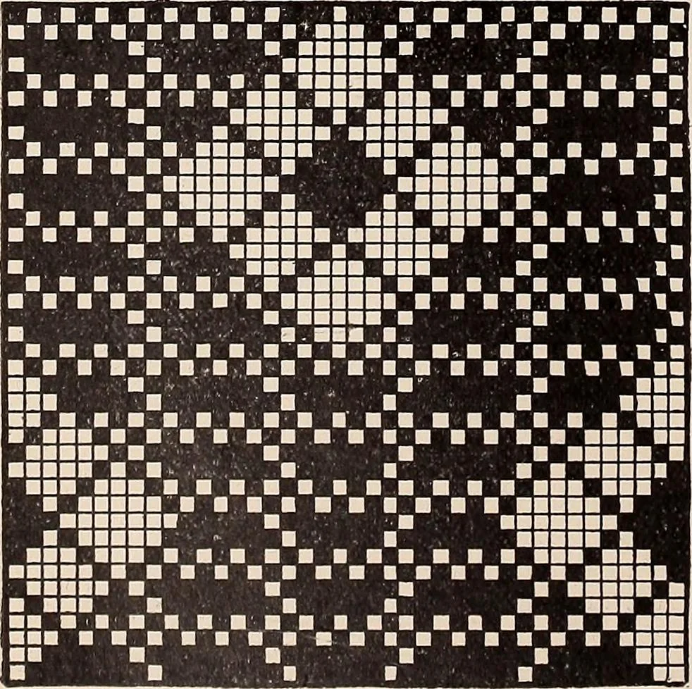 An illustration from Technology of textile design. A practical treatise on the construction and application of weaves for all textile fabrics... Containing also an appendix describing all the latest methods and improvements in designing and manufacturing, 1890, leaf 303