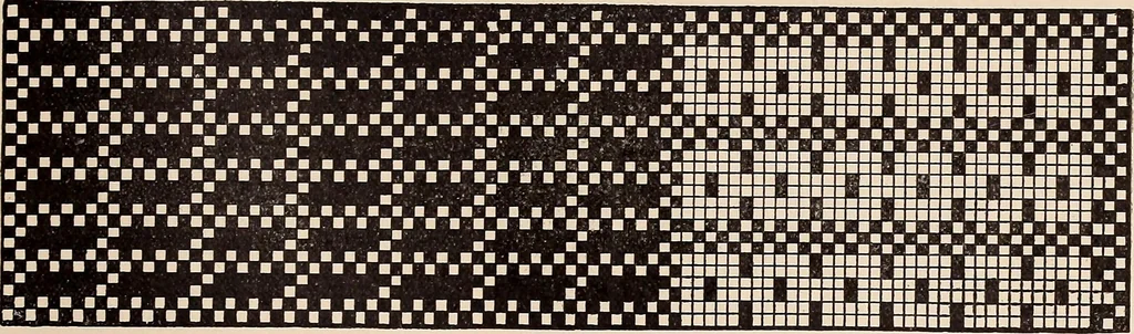 An illustration from Technology of textile design. A practical treatise on the construction and application of weaves for all textile fabrics... Containing also an appendix describing all the latest methods and improvements in designing and manufacturing, 1890, leaf 304