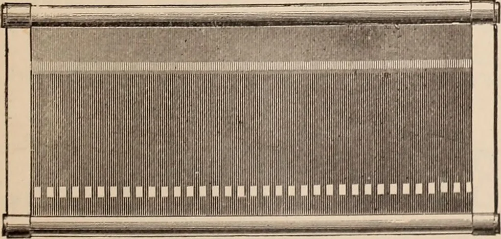 An illustration from Technology of textile design. A practical treatise on the construction and application of weaves for all textile fabrics... Containing also an appendix describing all the latest methods and improvements in designing and manufacturing, 1890, leaf 338