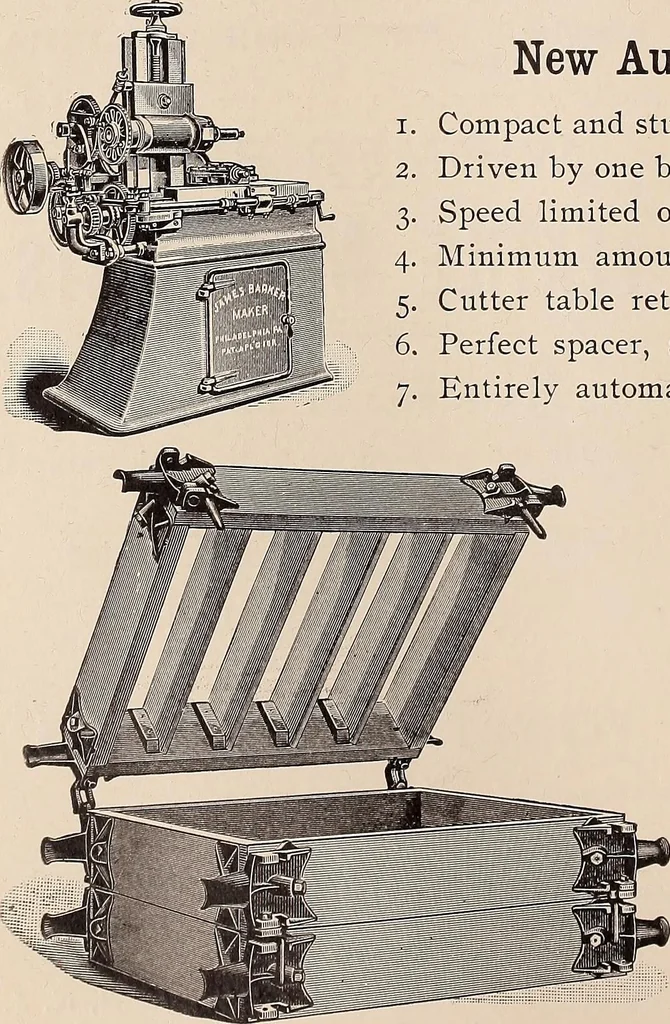 An illustration from Technology of textile design. A practical treatise on the construction and application of weaves for all textile fabrics... Containing also an appendix describing all the latest methods and improvements in designing and manufacturing, 1890, leaf 343