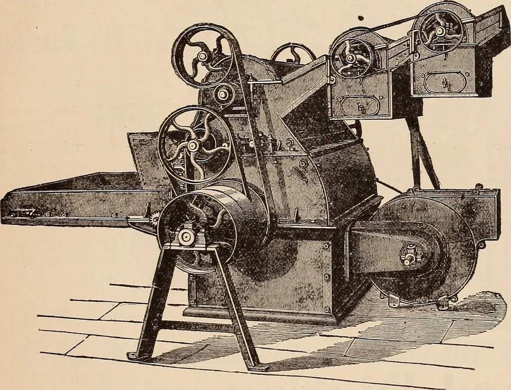 An illustration from Technology of textile design. A practical treatise on the construction and application of weaves for all textile fabrics... Containing also an appendix describing all the latest methods and improvements in designing and manufacturing, 1890, leaf 346