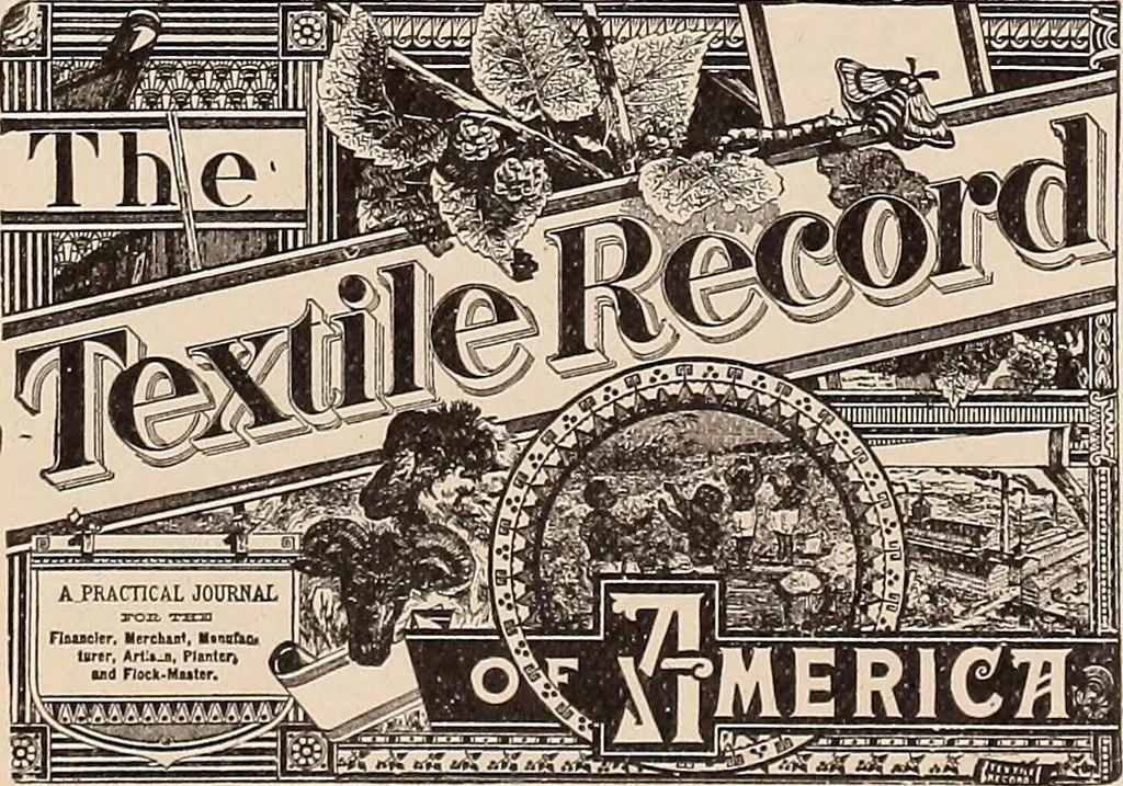 An illustration from Technology of textile design. A practical treatise on the construction and application of weaves for all textile fabrics... Containing also an appendix describing all the latest methods and improvements in designing and manufacturing, 1890, leaf 349