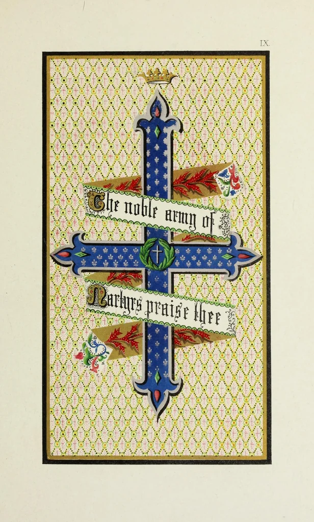 An illustration from Te Deum laudamus, 1868, leaf 29