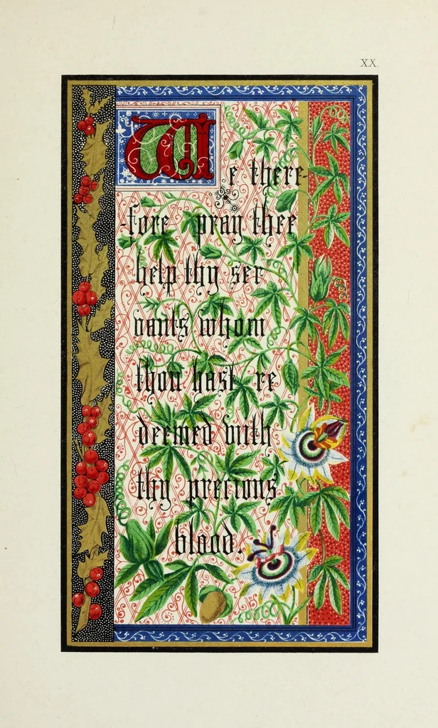 An illustration from Te Deum laudamus, 1868, leaf 51