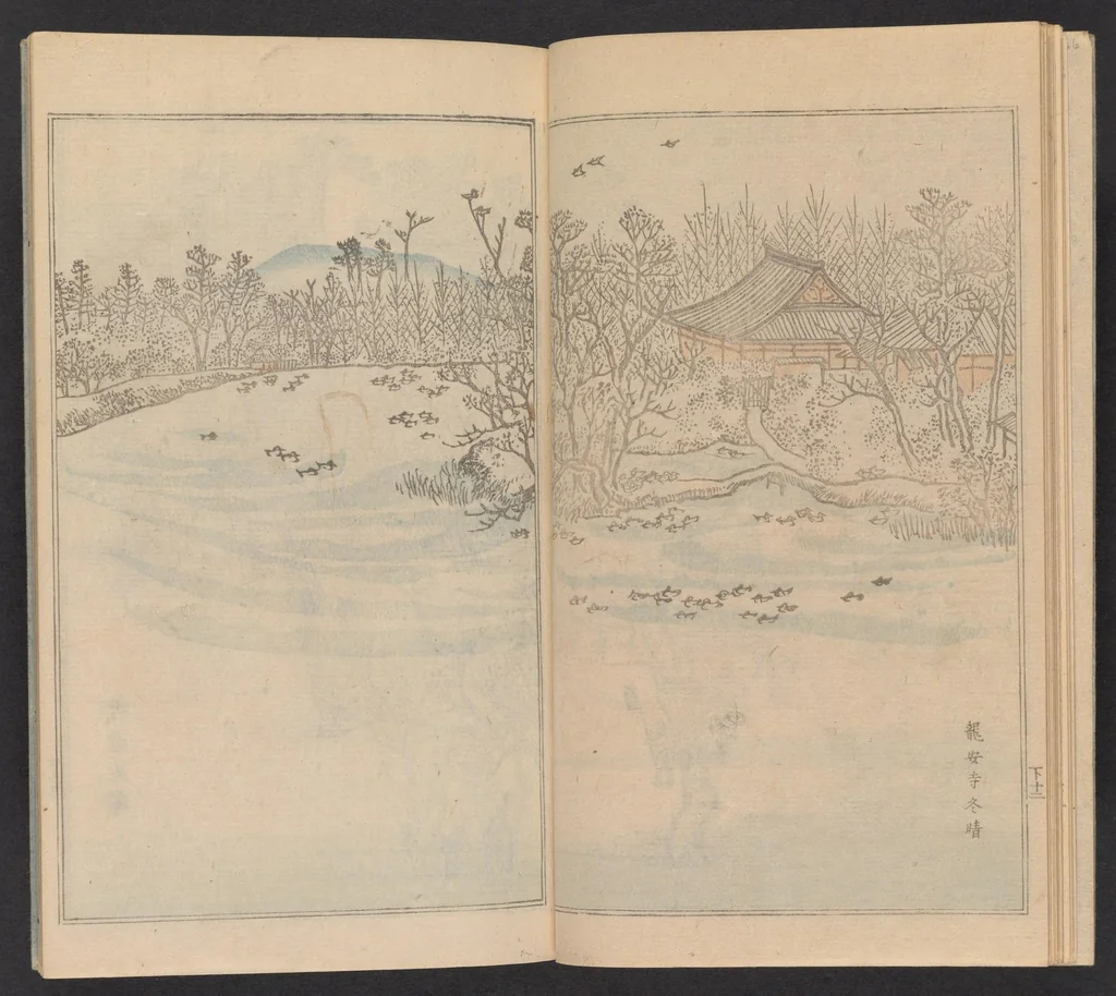 An illustration from Teito gakei ichiran, 1809, leaf 14