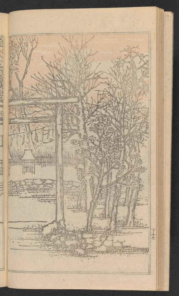 An illustration from Teito gakei ichiran, 1809, leaf 19