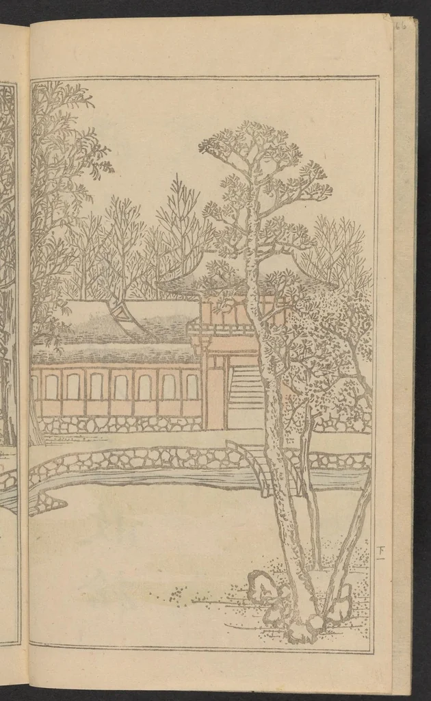 An illustration from Teito gakei ichiran, 1809, leaf 3