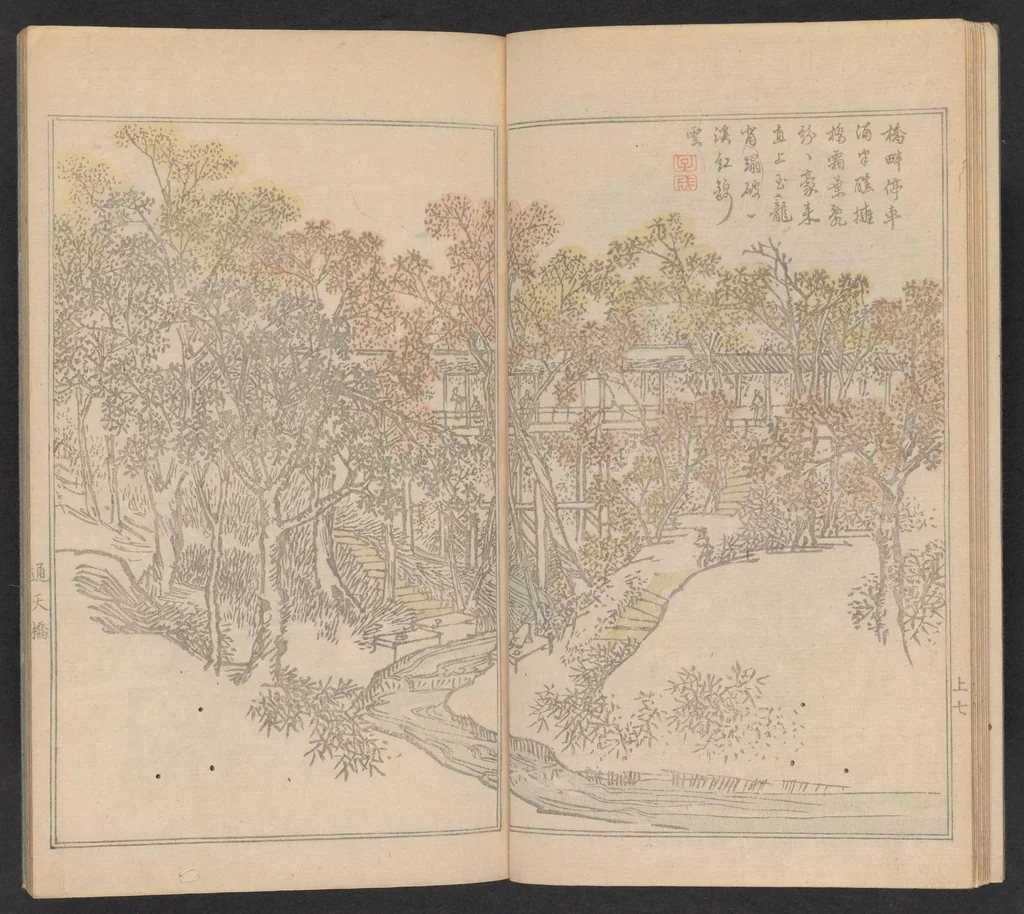 An illustration from Teito gakei ichiran, 1809, leaf 11
