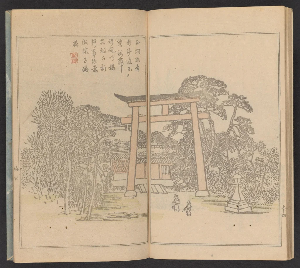 An illustration from Teito gakei ichiran, 1809, leaf 18
