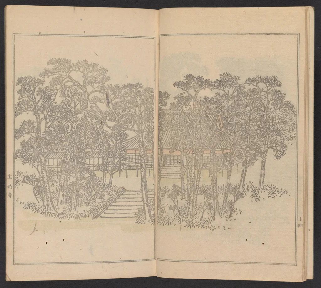 An illustration from Teito gakei ichiran, 1809, leaf 8