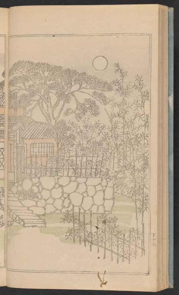 An illustration from Teito gakei ichiran, 1809, leaf 16