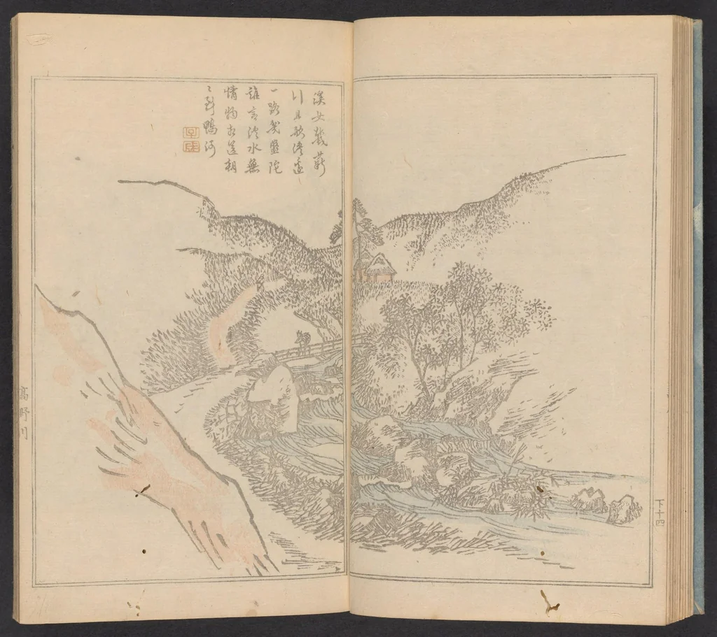 An illustration from Teito gakei ichiran, 1809, leaf 17