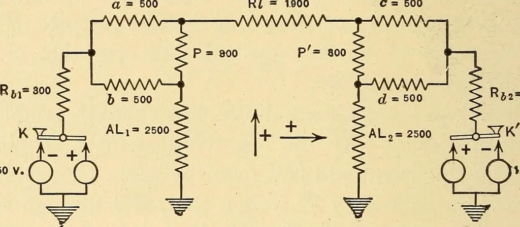 An illustration from Telegraph engineering : a manual for practicing telegraph engineers and engineering students, 1922, leaf 85