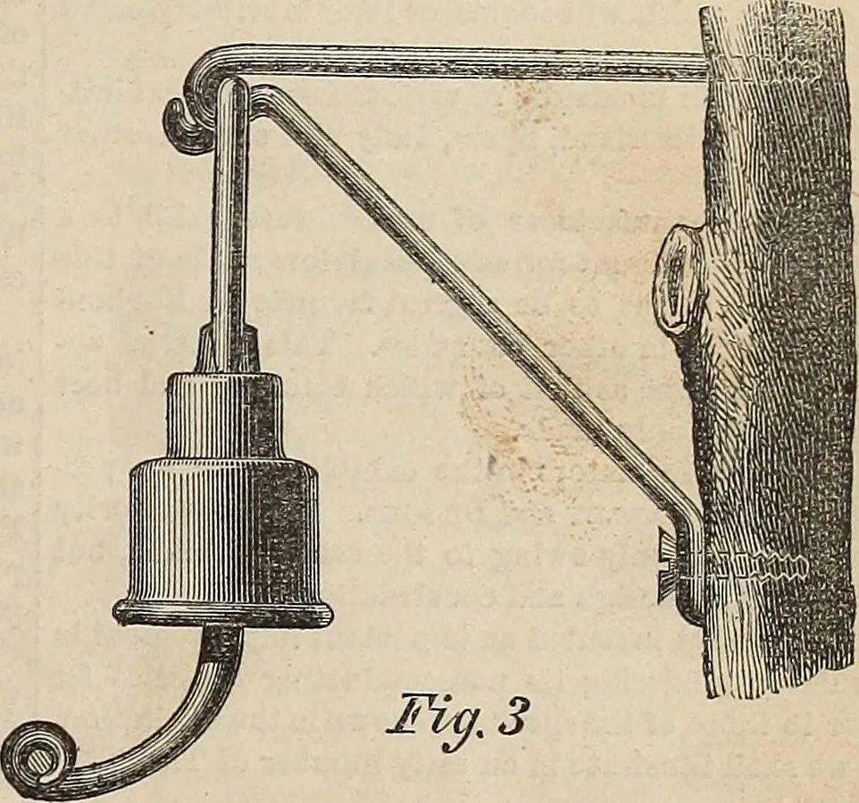 An illustration from The Telegrapher [microform], 1864, leaf 12