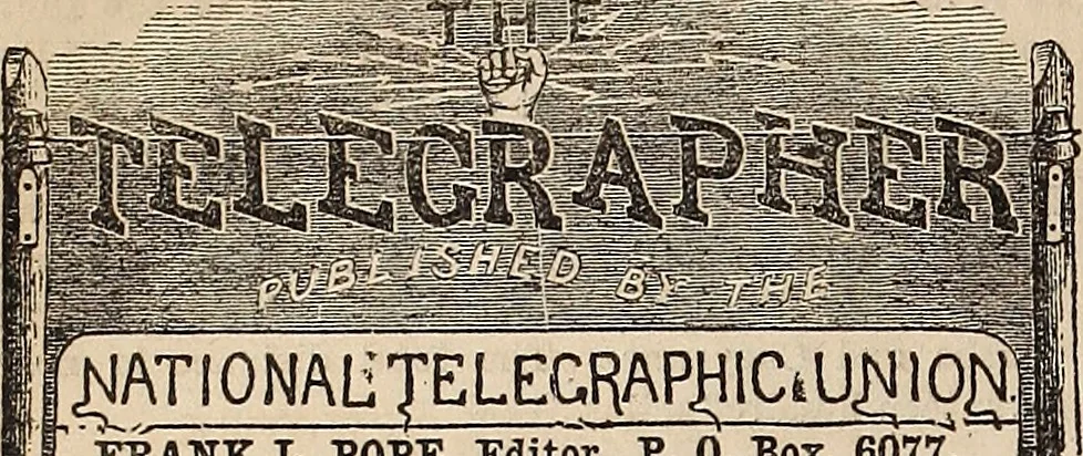 An illustration from The Telegrapher [microform], 1864, leaf 127