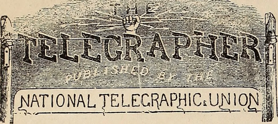 An illustration from The Telegrapher [microform], 1864, leaf 231