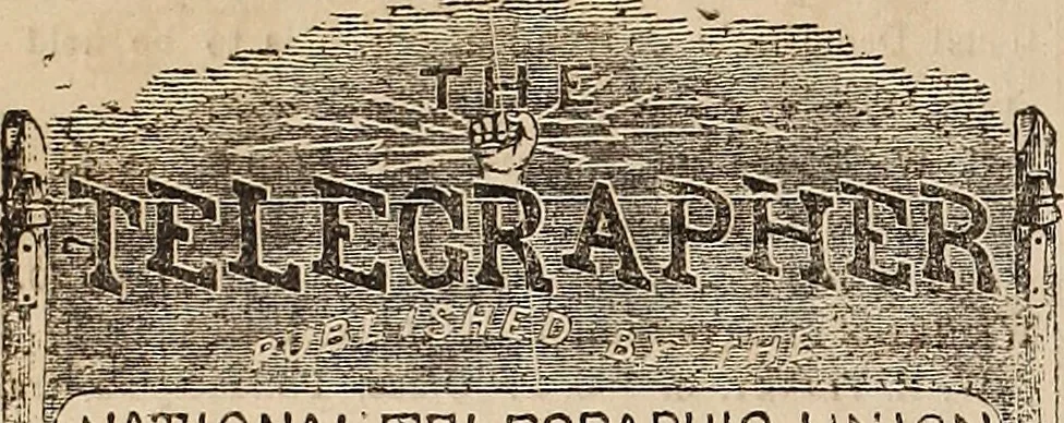 An illustration from The Telegrapher [microform], 1864, leaf 239