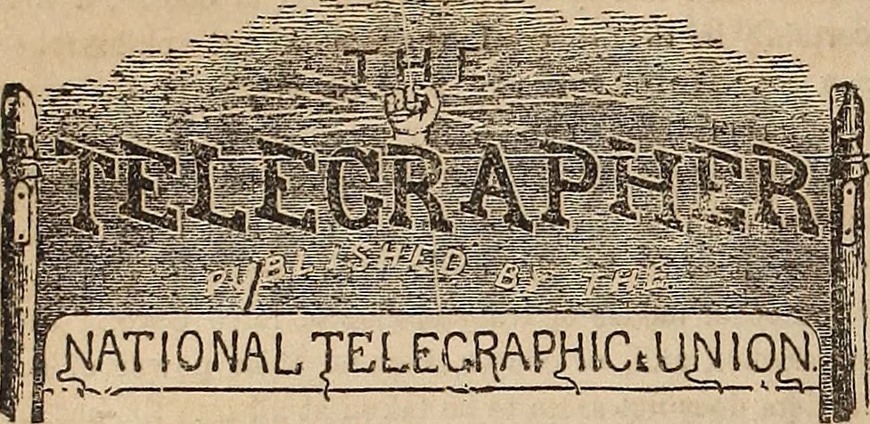 An illustration from The Telegrapher [microform], 1864, leaf 247