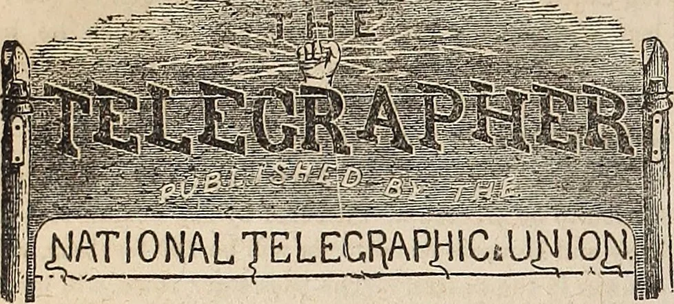 An illustration from The Telegrapher [microform], 1864, leaf 263