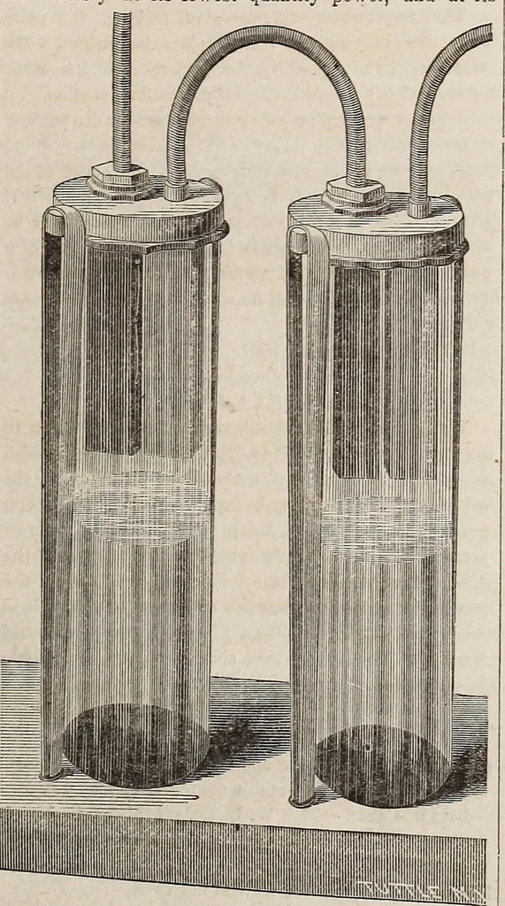 An illustration from The Telegrapher [microform], 1864, leaf 268