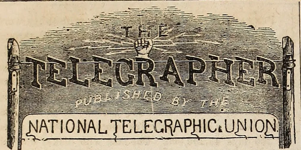 An illustration from The Telegrapher [microform], 1864, leaf 287