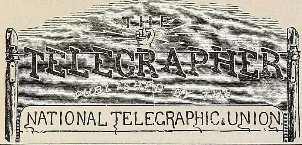 An illustration from The Telegrapher [microform], 1864, leaf 331