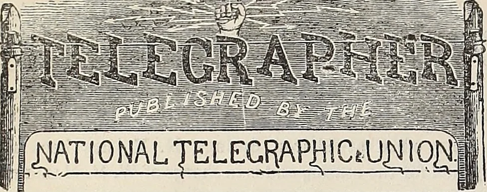 An illustration from The Telegrapher [microform], 1864, leaf 347