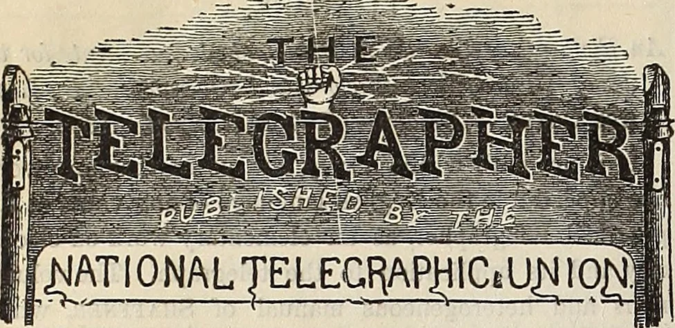 An illustration from The Telegrapher [microform], 1864, leaf 355