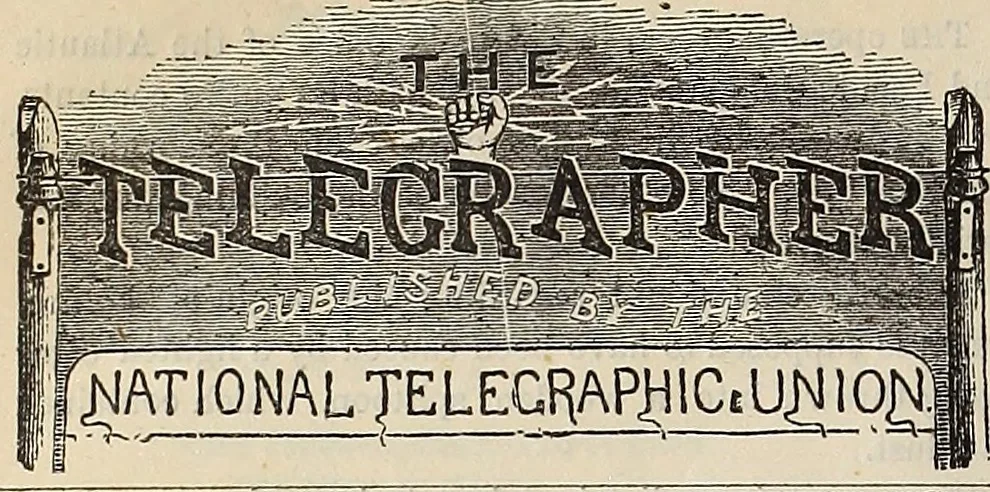 An illustration from The Telegrapher [microform], 1864, leaf 363