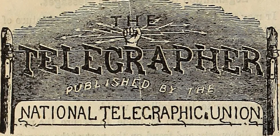 An illustration from The Telegrapher [microform], 1864, leaf 379