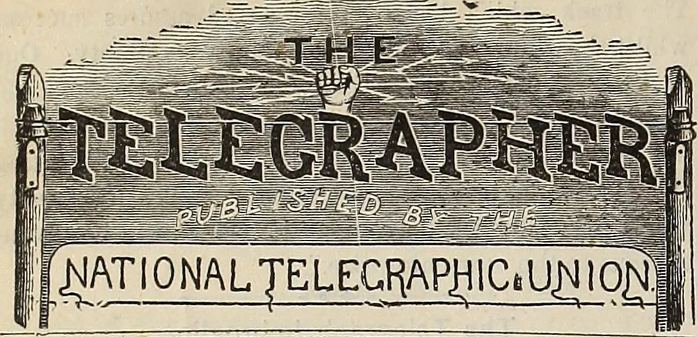 An illustration from The Telegrapher [microform], 1864, leaf 435