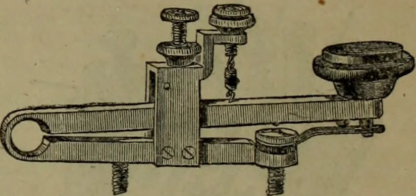 An illustration from The Telegrapher [microform], 1864, leaf 140