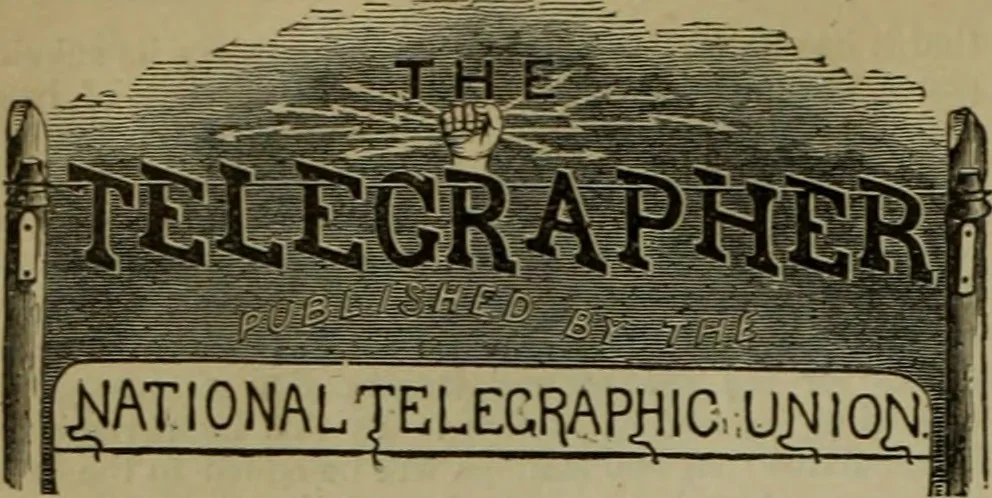 An illustration from The Telegrapher [microform], 1864, leaf 171