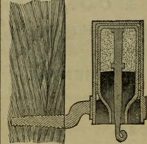 An illustration from The Telegrapher [microform], 1864, leaf 19