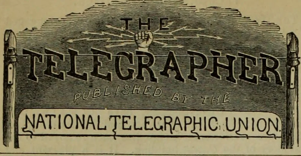 An illustration from The Telegrapher [microform], 1864, leaf 235