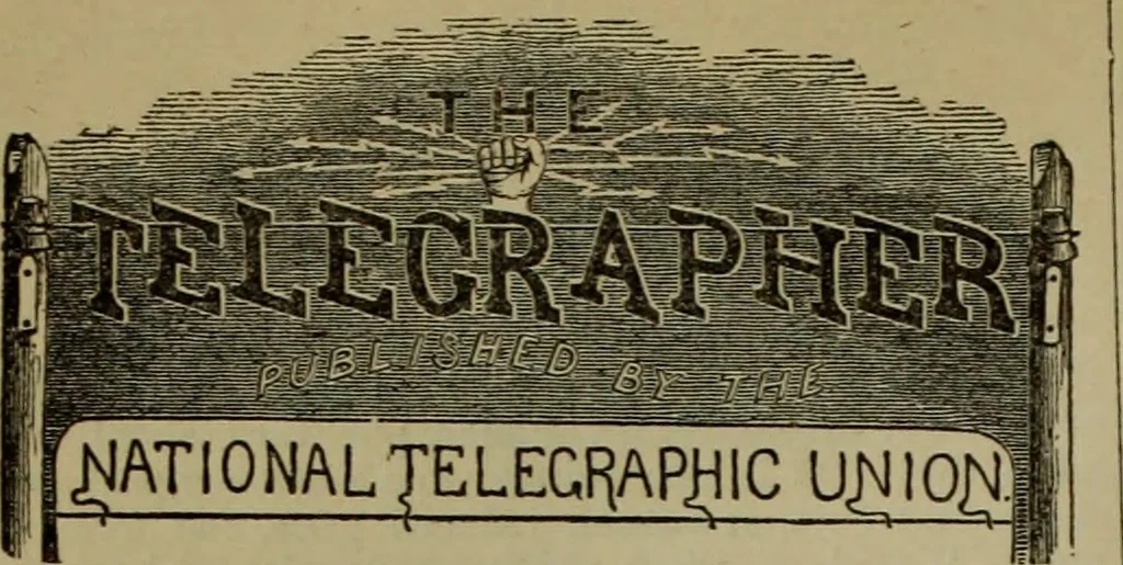 An illustration from The Telegrapher [microform], 1864, leaf 267
