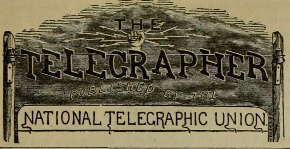 An illustration from The Telegrapher [microform], 1864, leaf 283