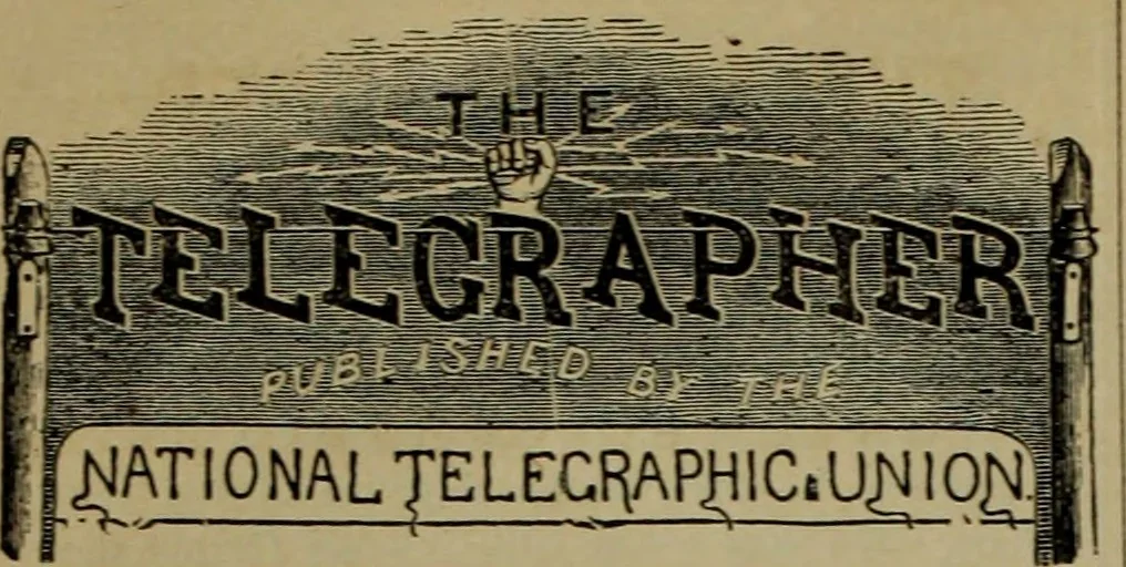 An illustration from The Telegrapher [microform], 1864, leaf 31