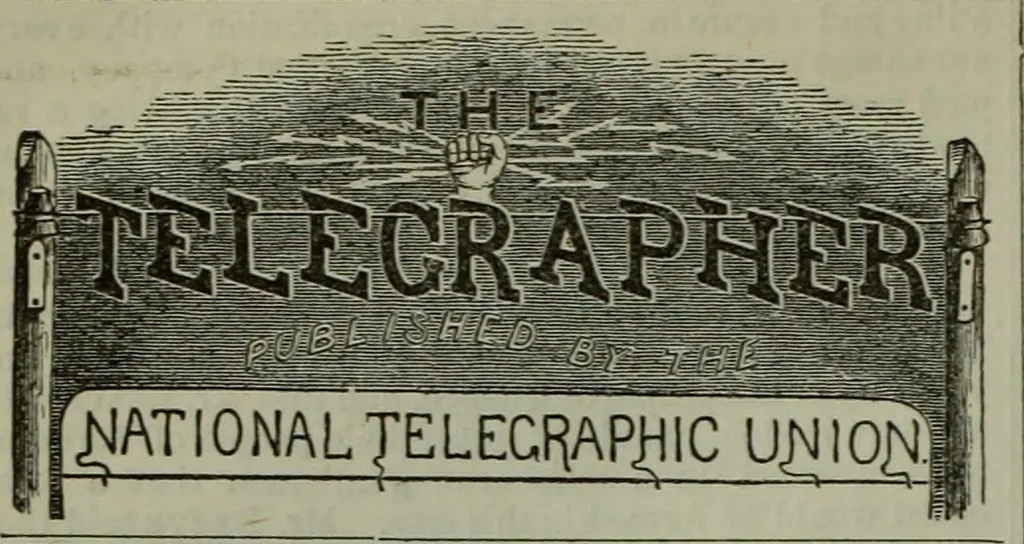 An illustration from The Telegrapher [microform], 1864, leaf 331