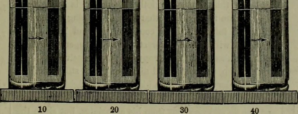 An illustration from The Telegrapher [microform], 1864, leaf 96