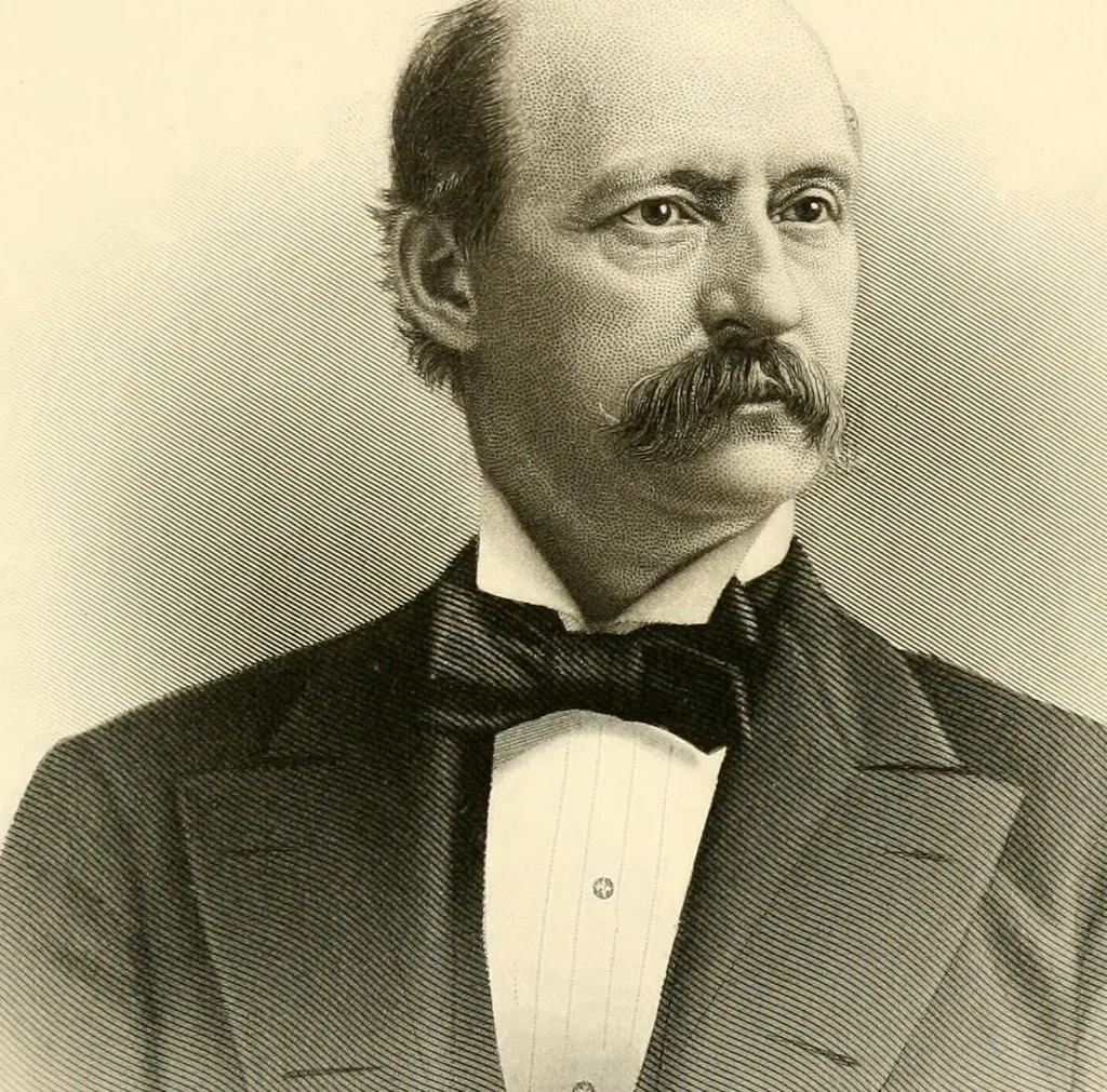 An illustration from The telegraph in American and Morse memorial, 1886, leaf 672