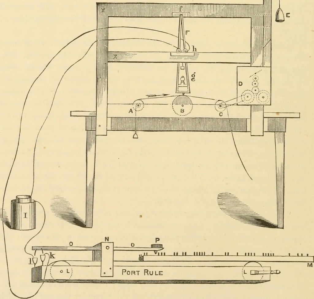An illustration from The telegraph in American and Morse memorial, 1886, leaf 77