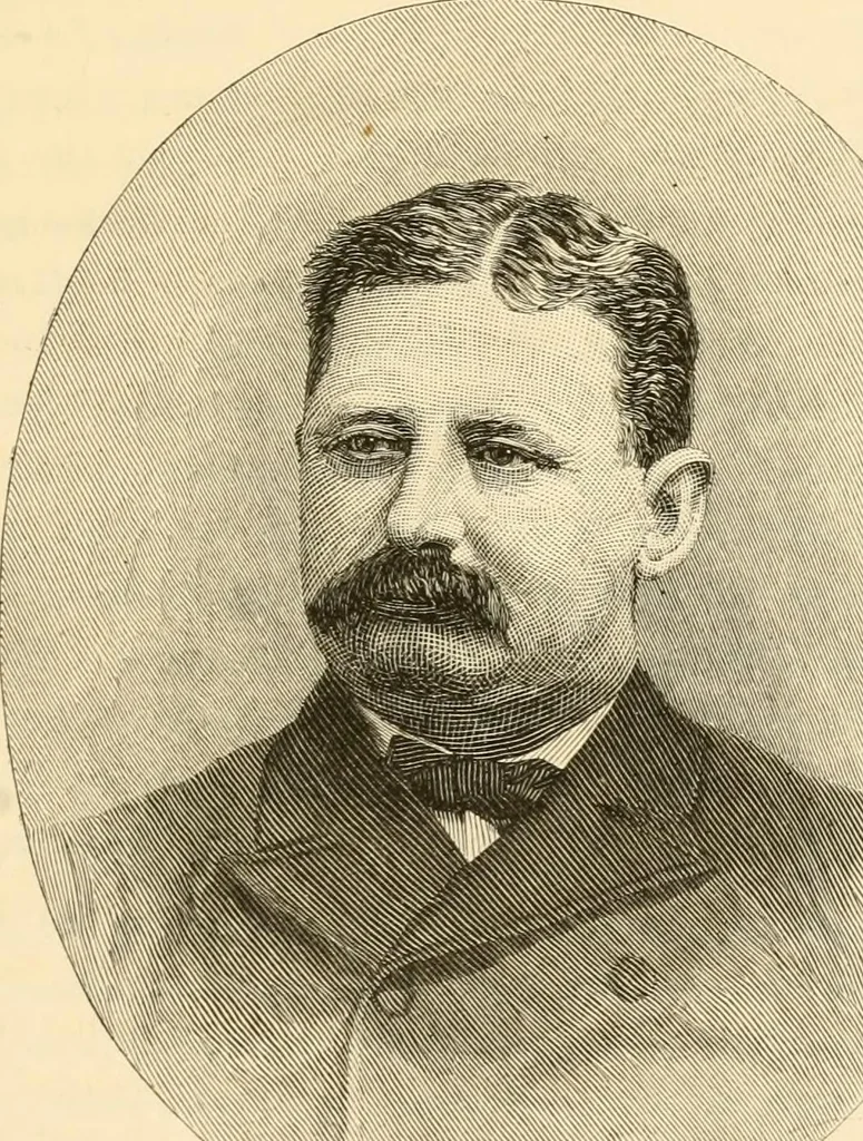An illustration from The telegraph in American and Morse memorial, 1886, leaf 910