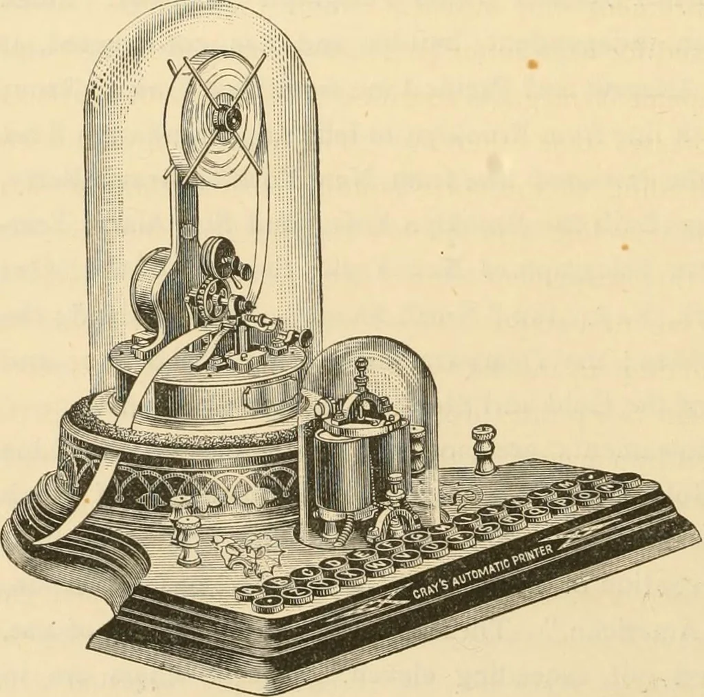 An illustration from The telegraph in American and Morse memorial, 1886, leaf 919