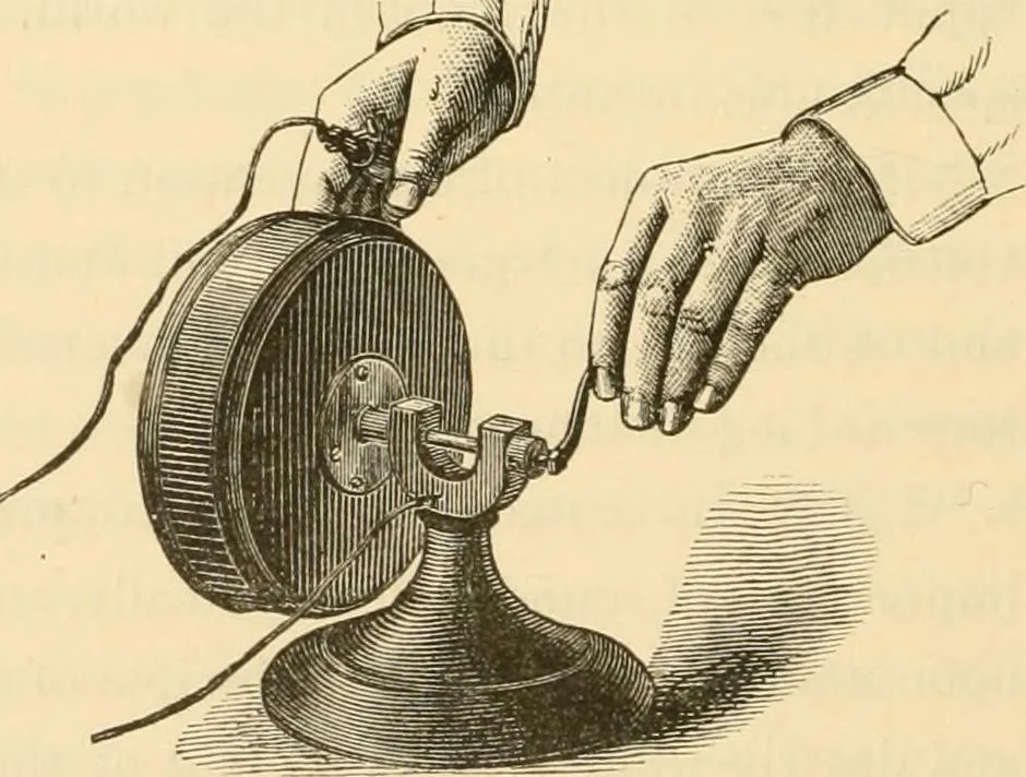 An illustration from The telegraph in American and Morse memorial, 1886, leaf 925