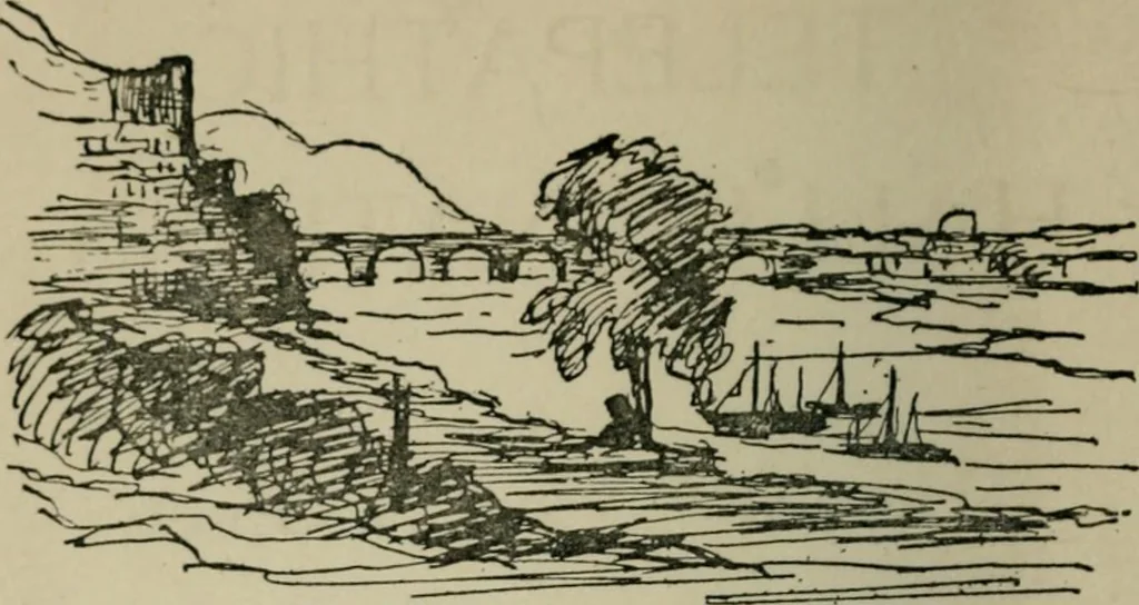 An illustration from Telepathic hallucinations : the new view of ghosts, 1909, leaf 9