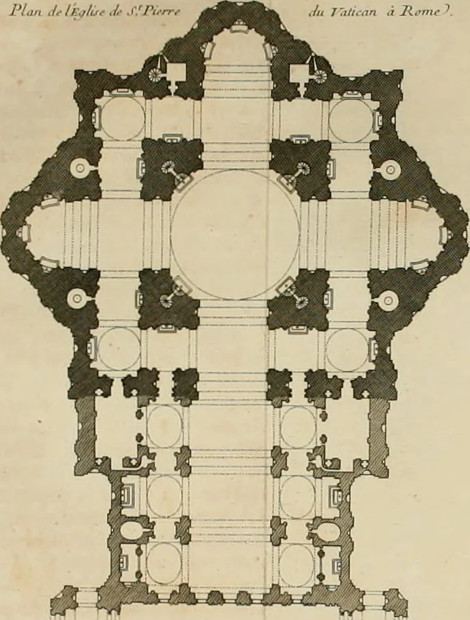 An illustration from Temples anciens et modernes, ou, Observations historiques et critiques sur les plus célèbres monumens d'architecture greque et gothique, 1774, leaf 271