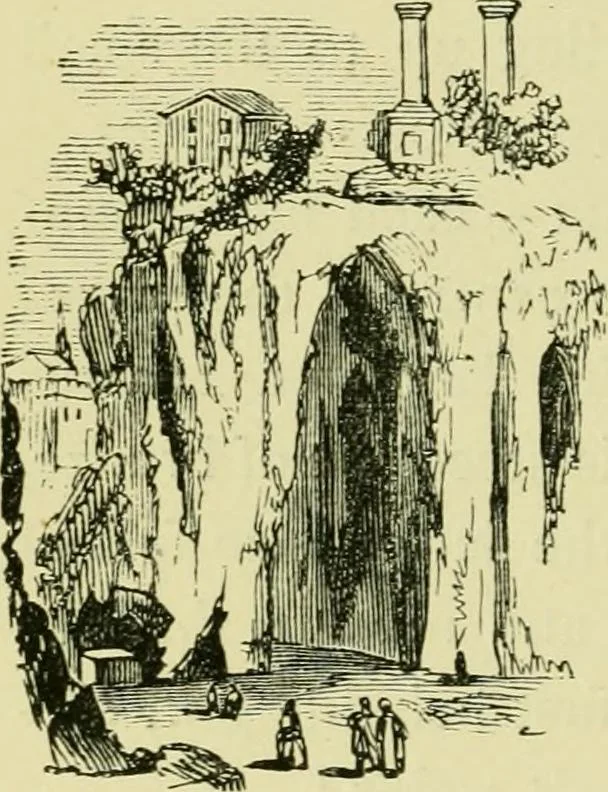 An illustration from Temples, tombs, and monuments of ancient Greece and Rome. A description and a history of some of the most remarkable memorials of classical architecture, 1871, leaf 109